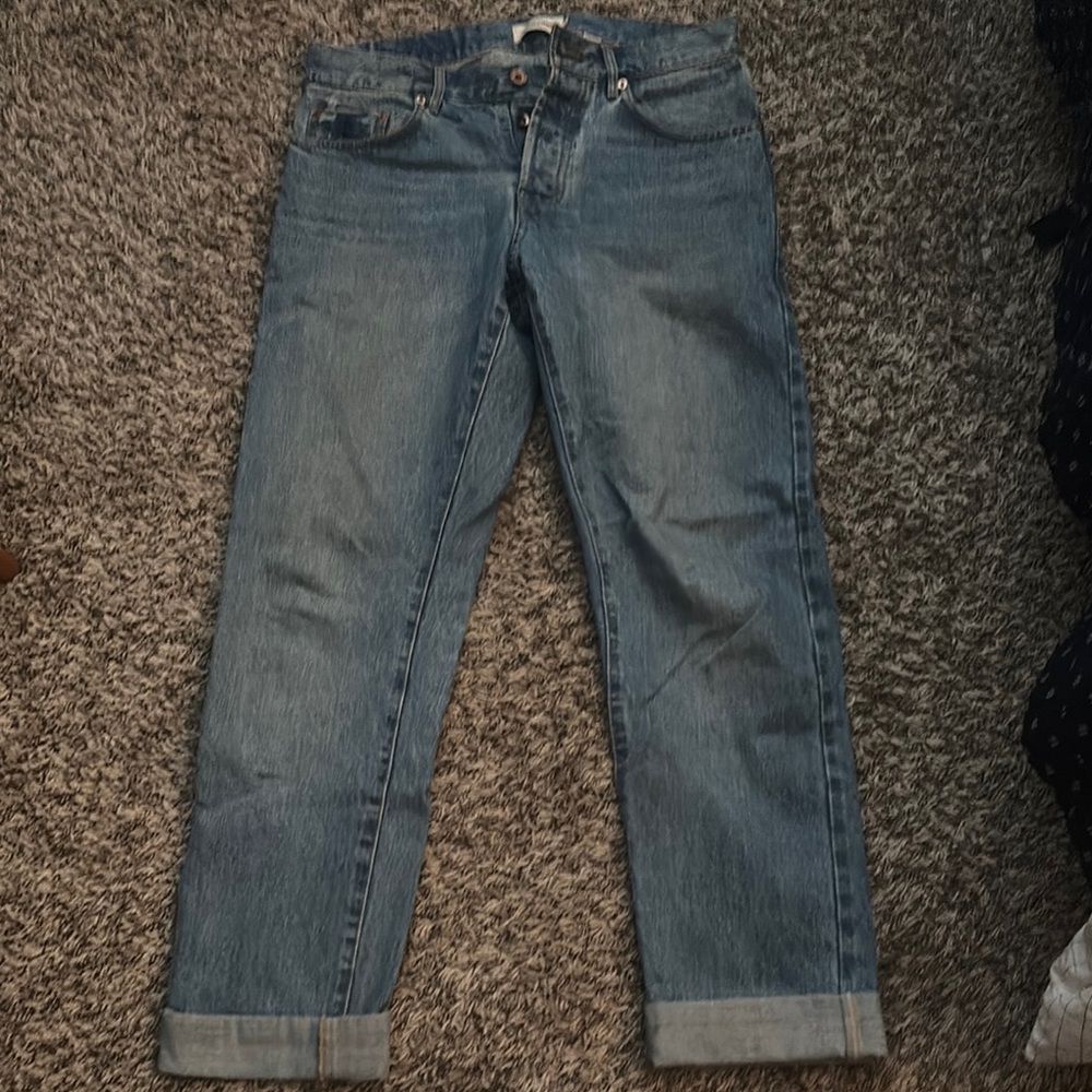 Taylor Stitch Slim Blue Jeans Classic Style
